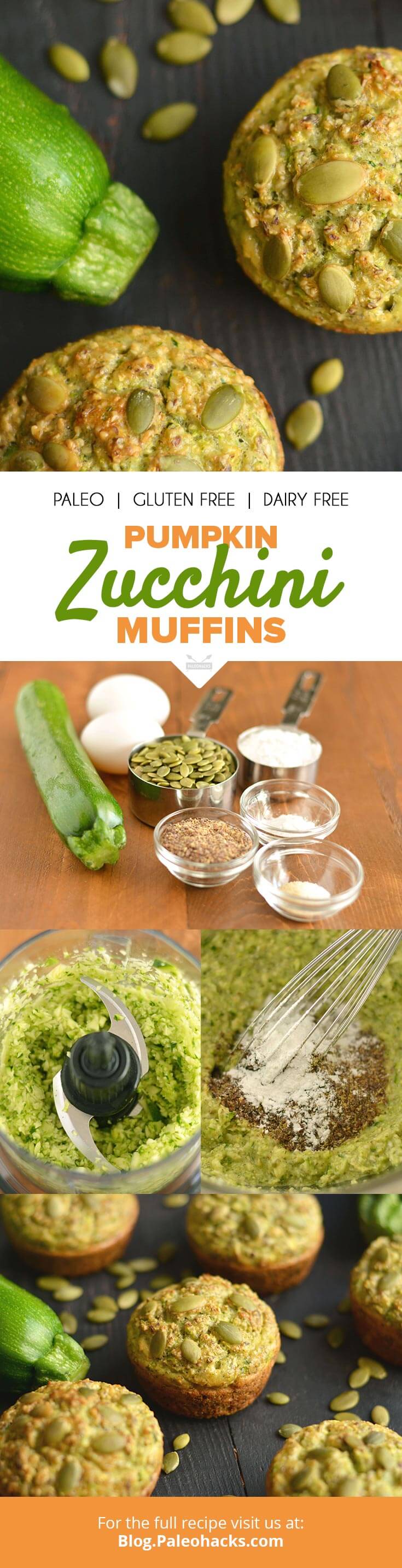 zucchini muffins pin