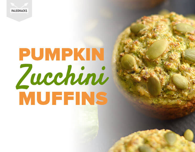 pumpkin zucchini muffins title card