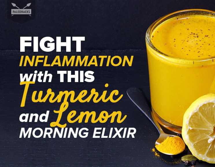 Fight Inflammation with This Turmeric and Lemon Morning Elixir