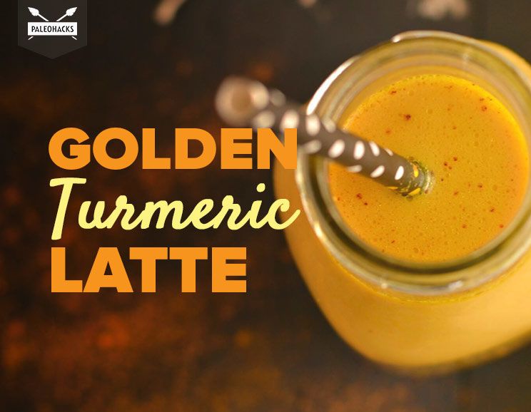 golden turmeric latte image with text