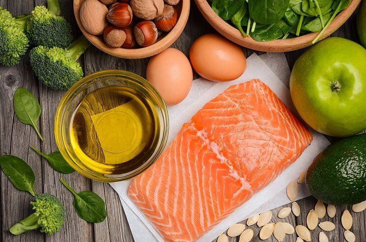 anti-inflammatory salmon, eggs and oil