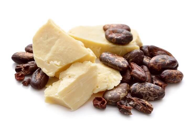 cacao beans and butter