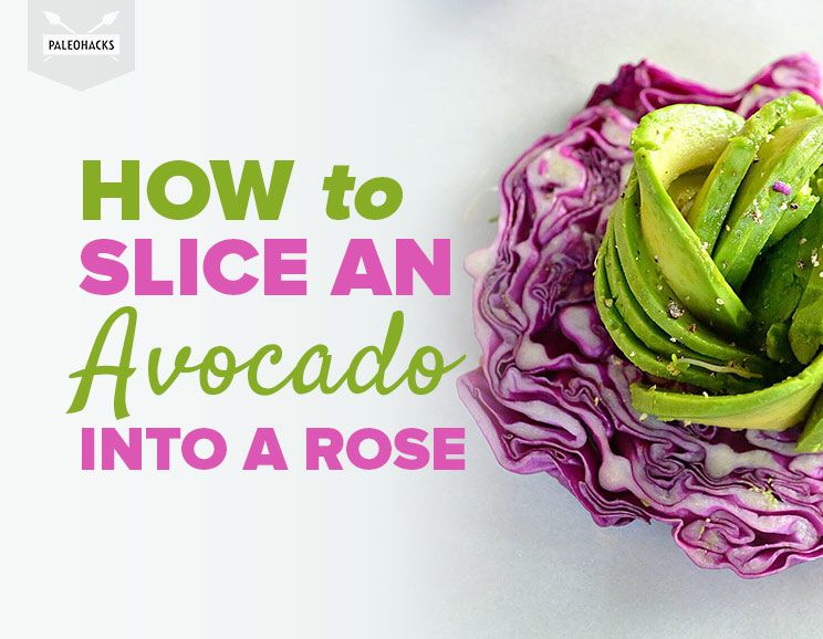how to slice an avocado into a rose title card