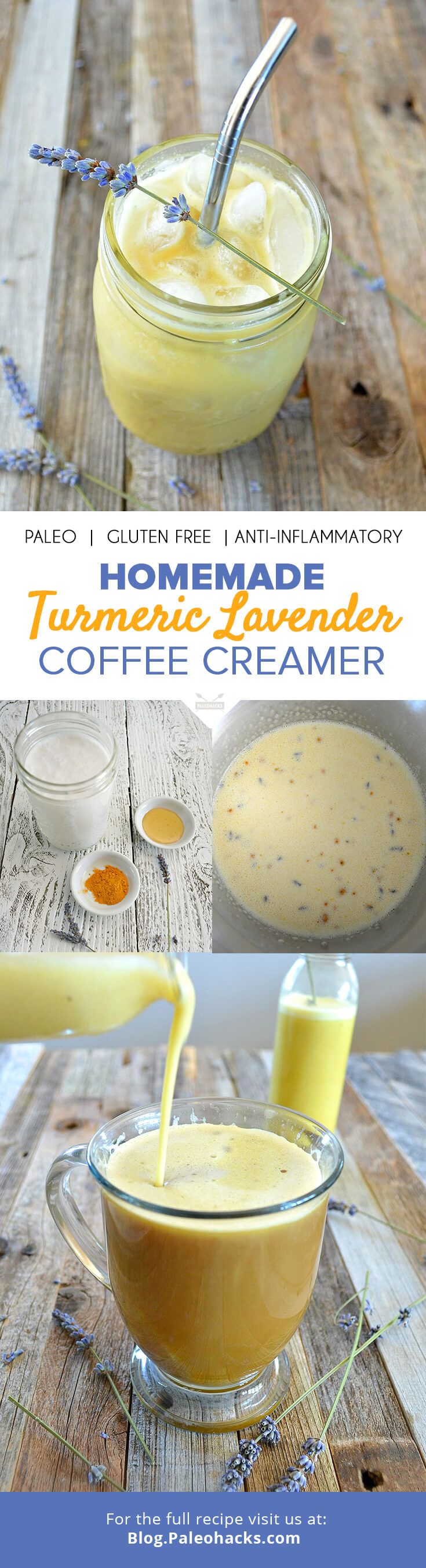 lavender coffee creamer pin