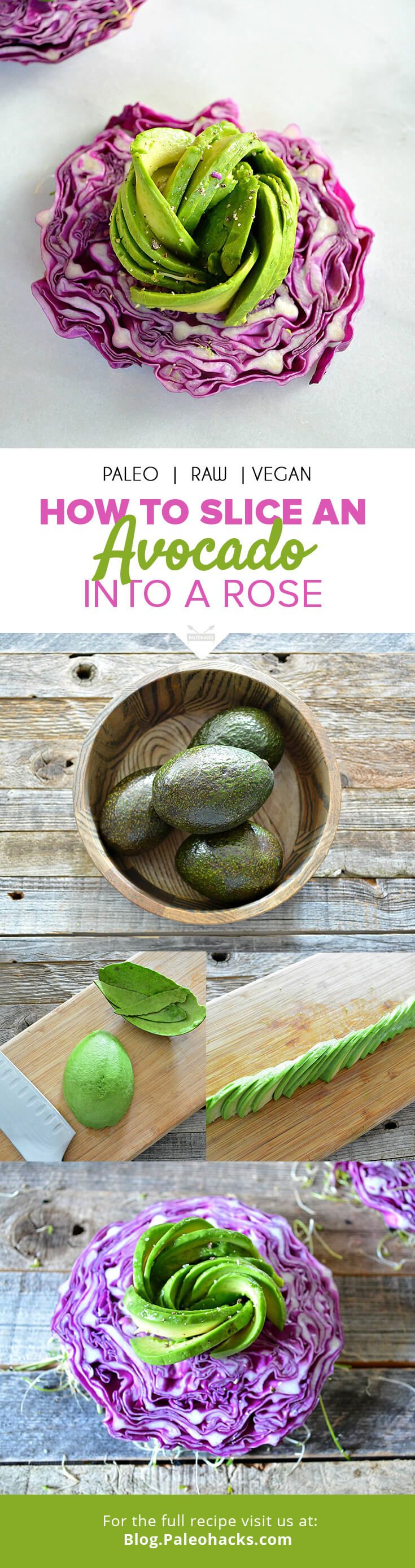 avocado rose pin