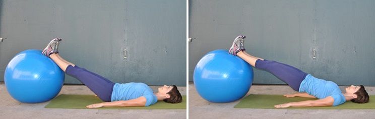 triple threat stability ball workout