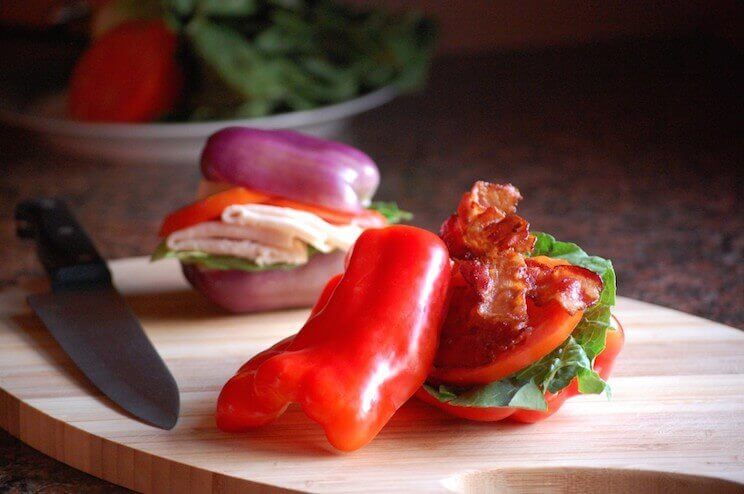 bell pepper sandwich