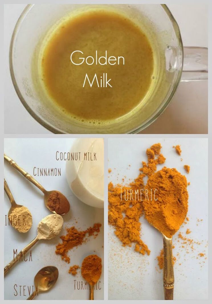 golden milk with maca