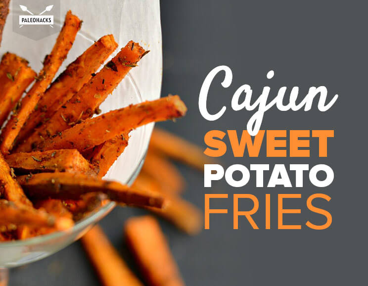 Cajun sweet potato fries title card