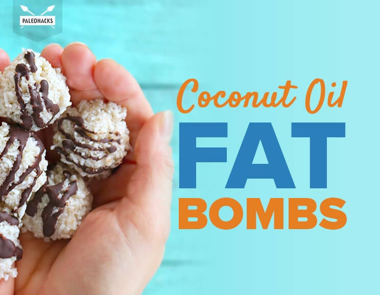 coconut oil fat bombs title card