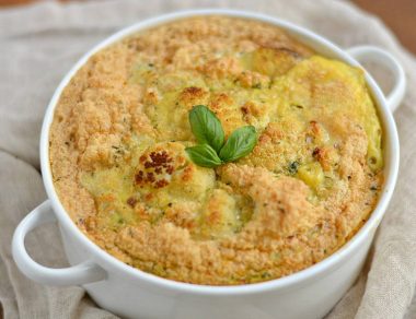 cauliflower souffle bake featured image