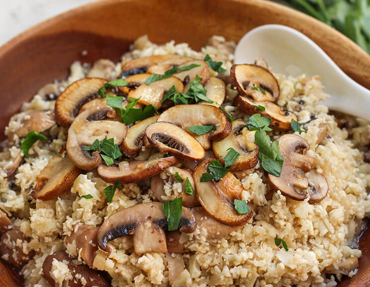 mushroom risotto featured image
