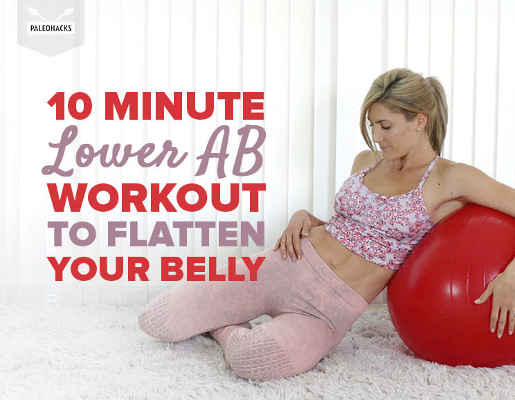 lower ab workout title card
