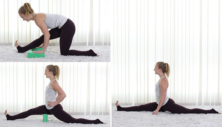 full splits yoga pose