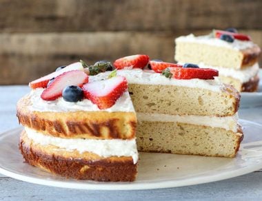 Fluffy Coconut Flour Vanilla Cake Recipe 3