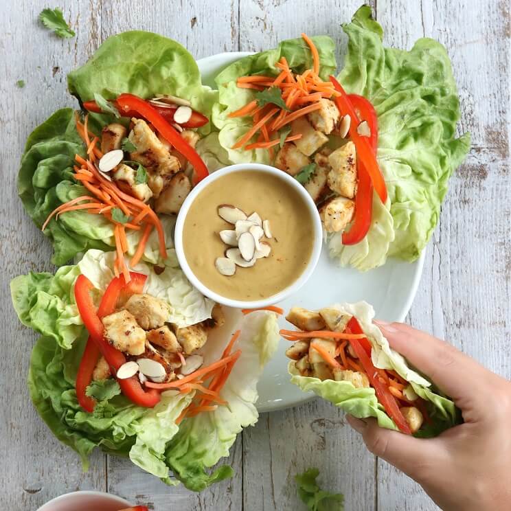 almond butter lettuce wraps final