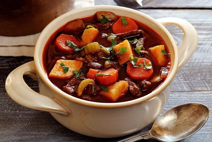 veggie and beef soup