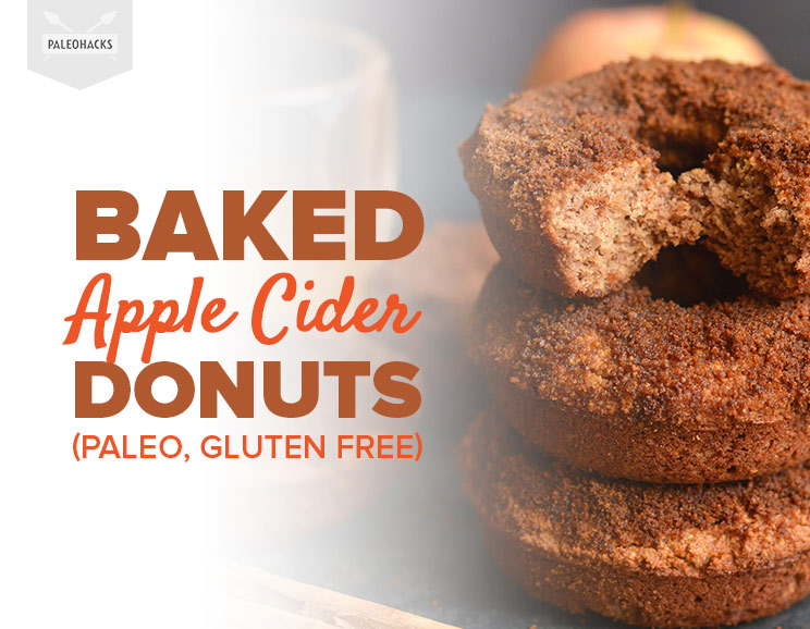 Baked Apple Cider Donuts (Paleo, Gluten Free)