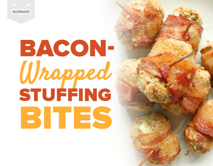 Bacon-Wrapped Stuffing Bites