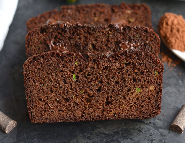 Trade-up your morning coffee shop's sugary pastries with this Paleo Chocolate Loaf recipe. It's perfect for chocolate lovers and satisfies any sweet tooth.