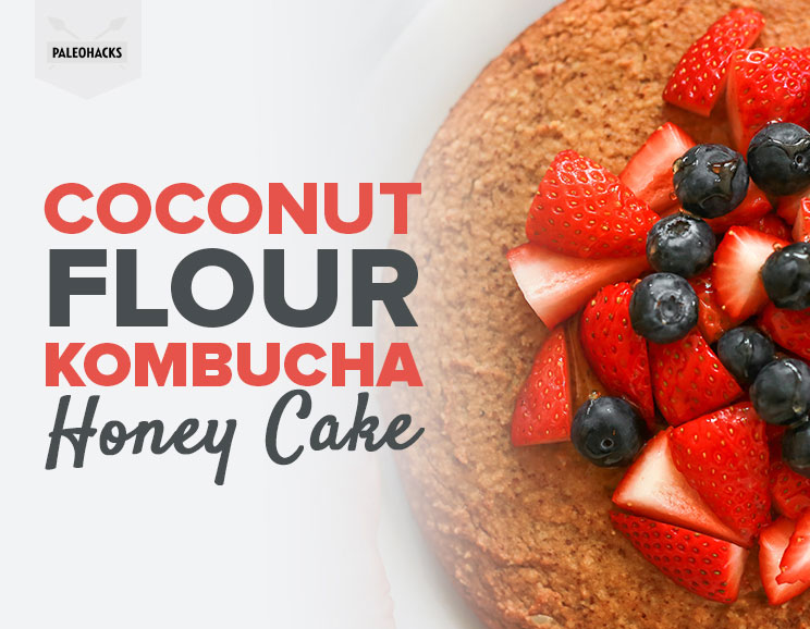 Coconut Flour Kombucha Honey Cake