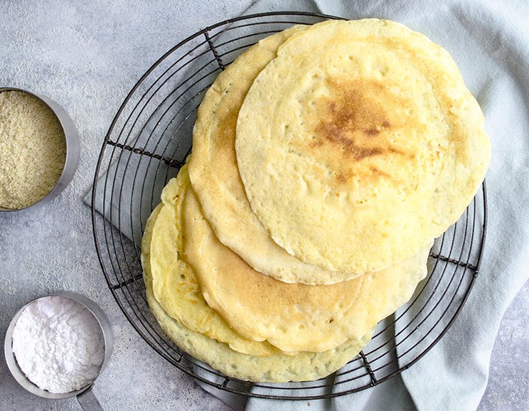3-Minute blender Paleo Tortillas (No Rolling Required)