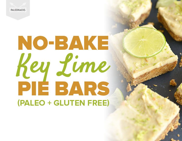 No-Bake Key Lime Pie Bars (Paleo + Gluten Free)
