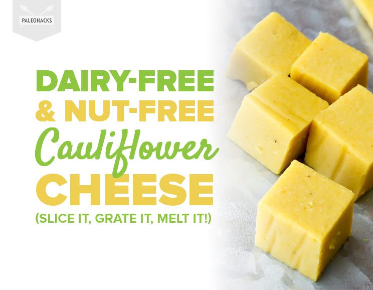 Dairy-Free & Nut-Free Cauliflower Cheese (Slice It, Grate It, Melt It!)