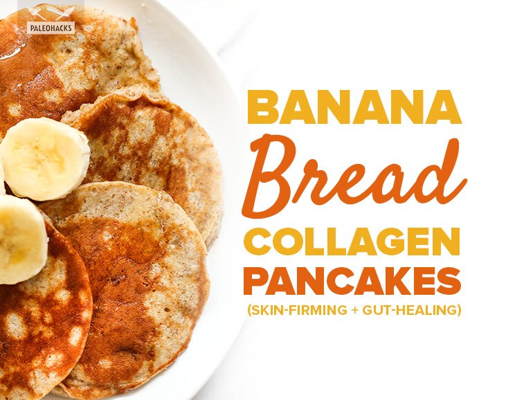 Banana Bread Collagen Pancakes (Skin-Firming + Gut-Healing) 1