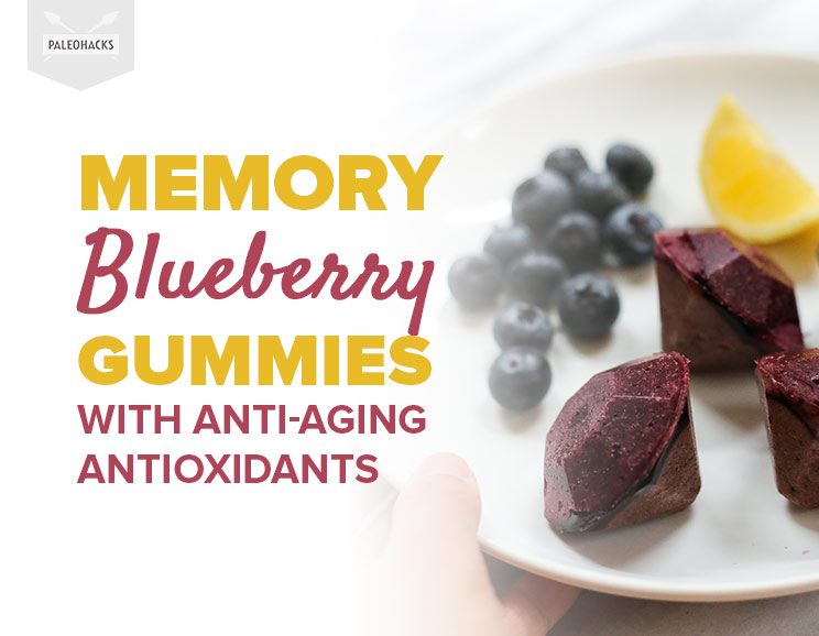 Memory Blueberry Gummies with Anti-Aging Antioxidants