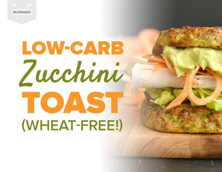 This Low-Carb Zucchini Toast is thick, delicious and takes less than 40 minutes to make. Fold it, fill it, or finish it with your favorite spread.