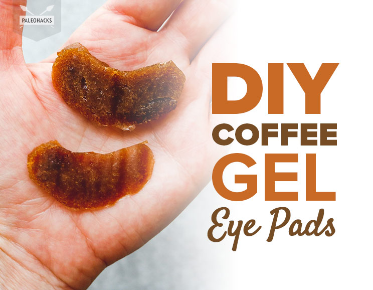 Rejuvenate your tired puffy eyes with these invigorating 2-ingredient DIY Collagen Coffee Eye Pads. Coffee: is there anything this superfood can't do?