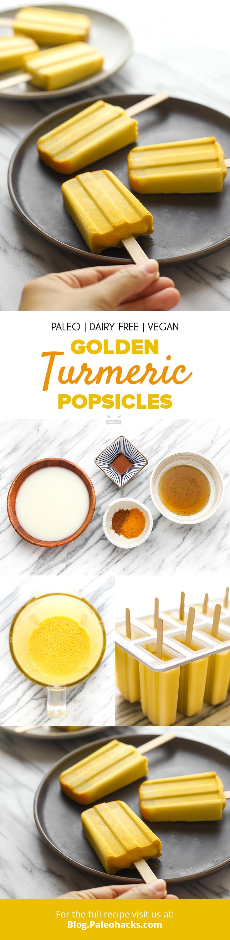 Brighten up your day with Golden Turmeric Popsicles that refresh and heal your gut. It's a win-win for your tastebuds and tummy.