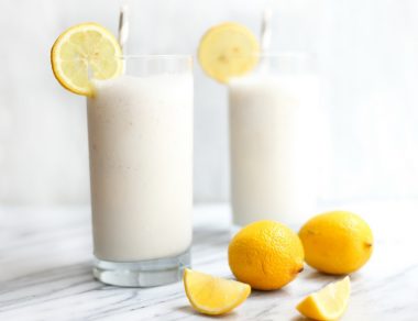 Quench your thirst with this refreshing Paleo Frosted Lemonade. Guaranteed to be better than any 7-11 Slurpee.