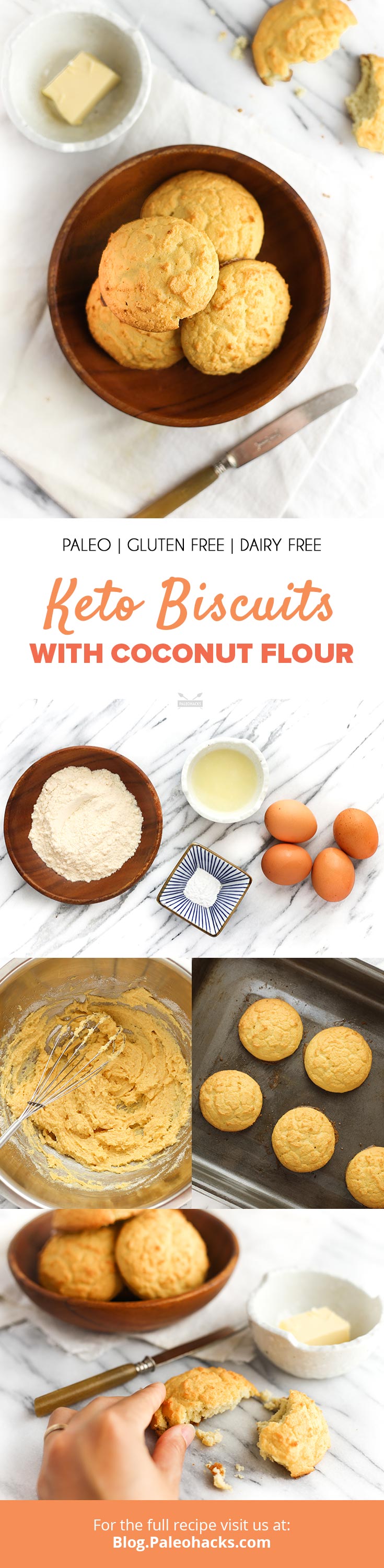 Bake up these golden Keto Biscuits for a grain-free bread you can’t live without. They're like golden clouds of heaven in your mouth!