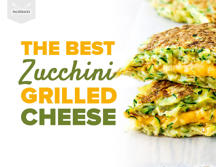 Ditch the bread and dairy for this decadent Grilled Zucchini Sandwich oozing with cauliflower cheese. It ain't easy being cheesy - until you try this!