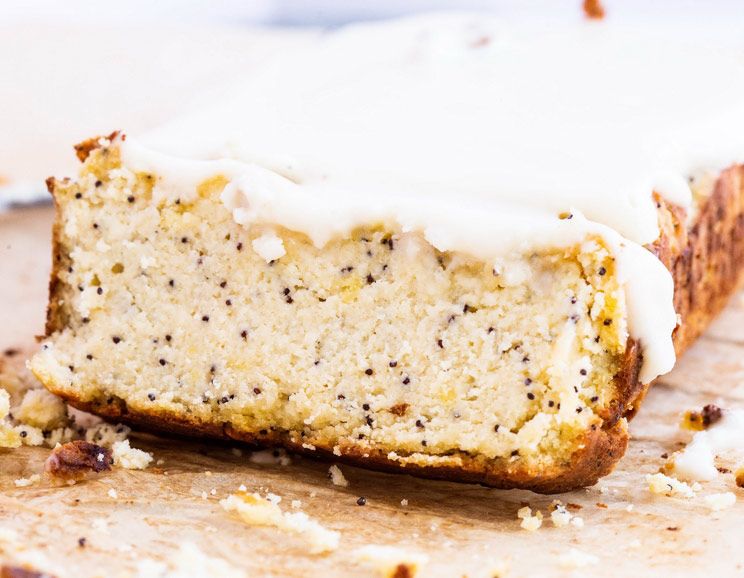 Naturally filled with fiber, this Lemon Poppy Seed Bread is gluten-free, dairy-free, and low-carb. Lemon lovers, meet your new favorite bread!