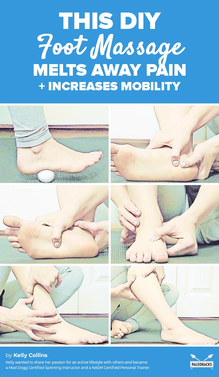 Grab a golf ball and some oil - you’re about to give yourself the best foot massage! Here’s how to do it.
