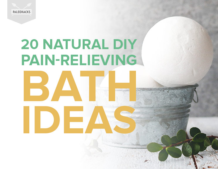 Alleviate sore muscles and tension pain with these natural bathtime ideas you can make at home. Soothing and relaxing - count us in!