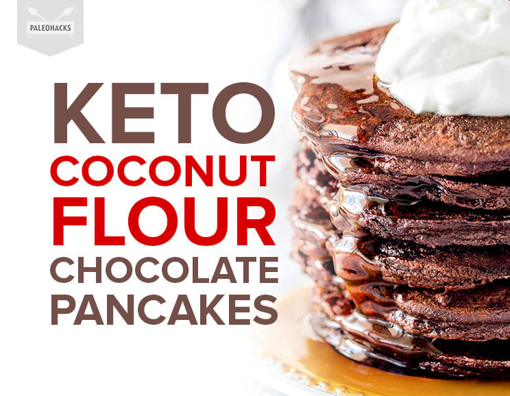 Whip up thick, fluffy and low-sugar Keto Chocolate Pancakes in under 10 minutes. Now you can enjoy low-carb pancakes with a Keto twist.