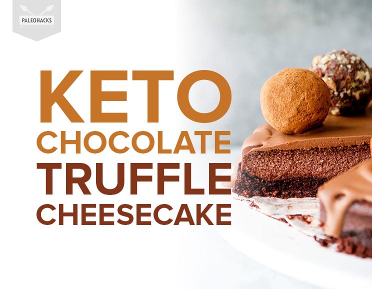 Keto Chocolate Truffle Cheesecake 1